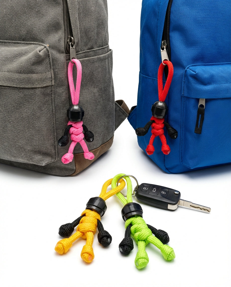 078 Buddy Keychains - Black Helmet - Motor Bike Keychains