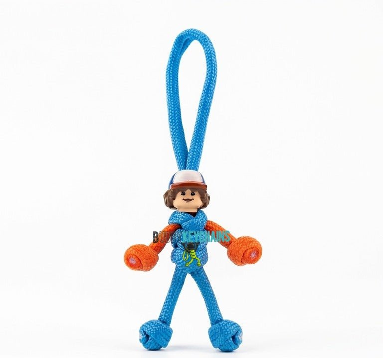 001 Buddy Keychain - Dustin - Stranger Things Keychain - Buddy Keychains Ltd