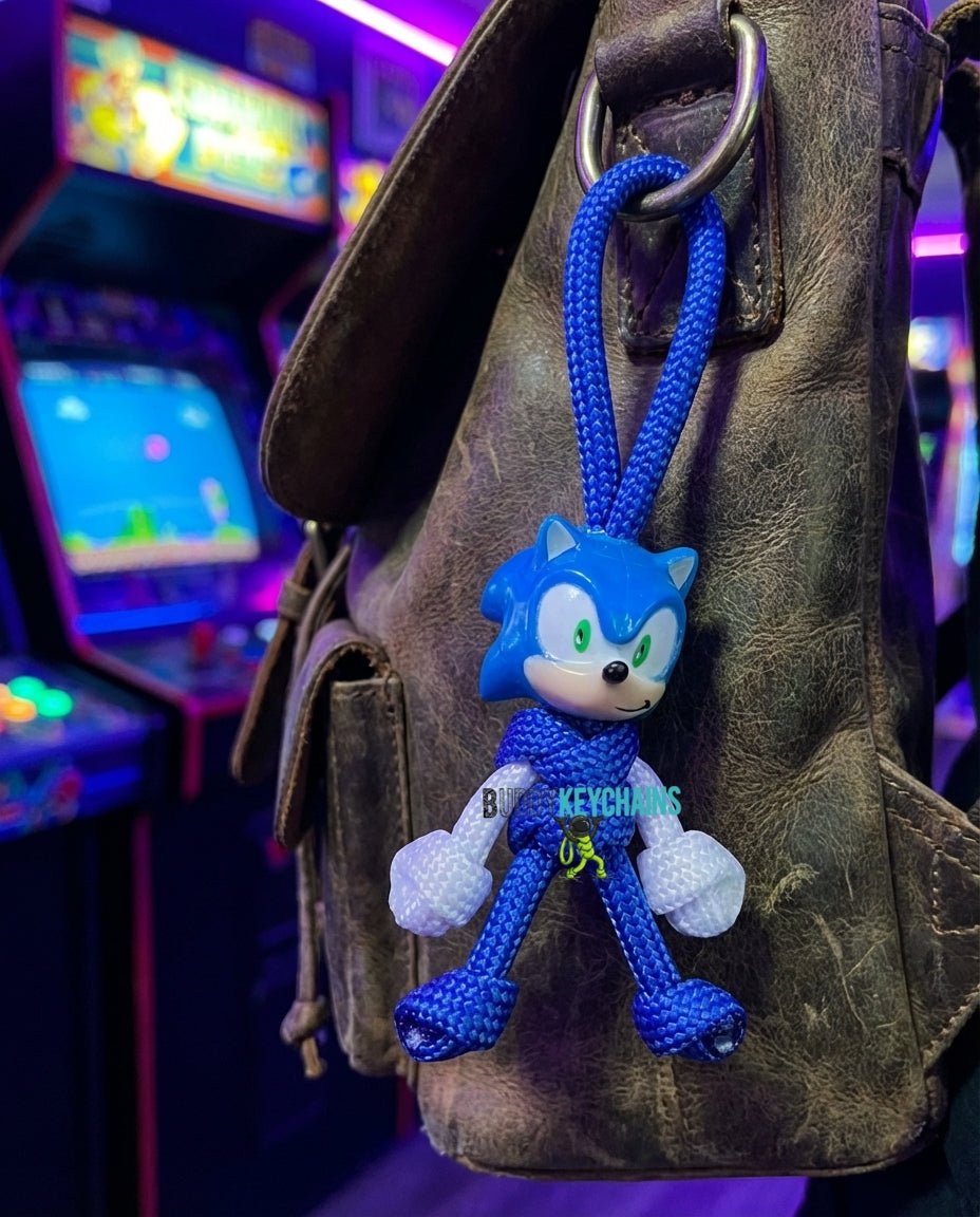 045 Buddy Keychain - Sonic - Buddy Keychains Ltd
