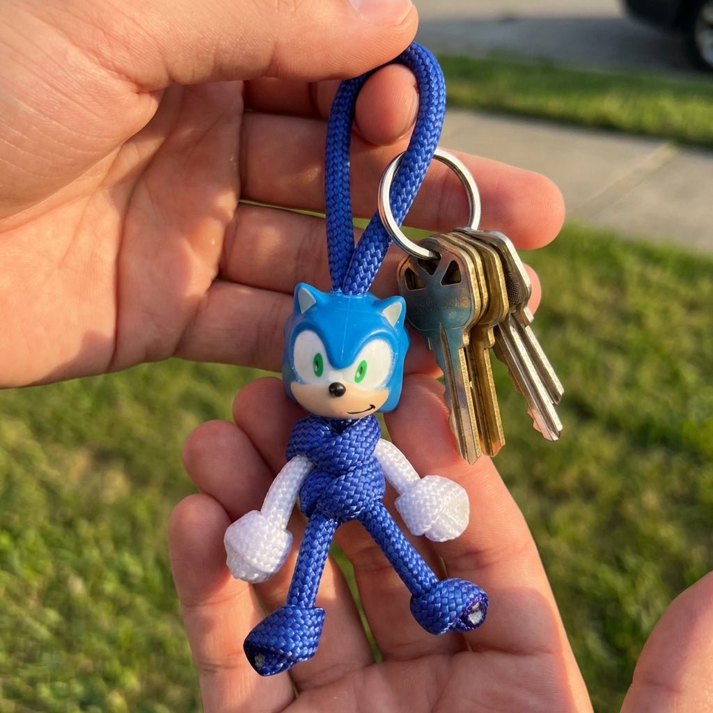 045 Buddy Keychain - Sonic - Buddy Keychains Ltd