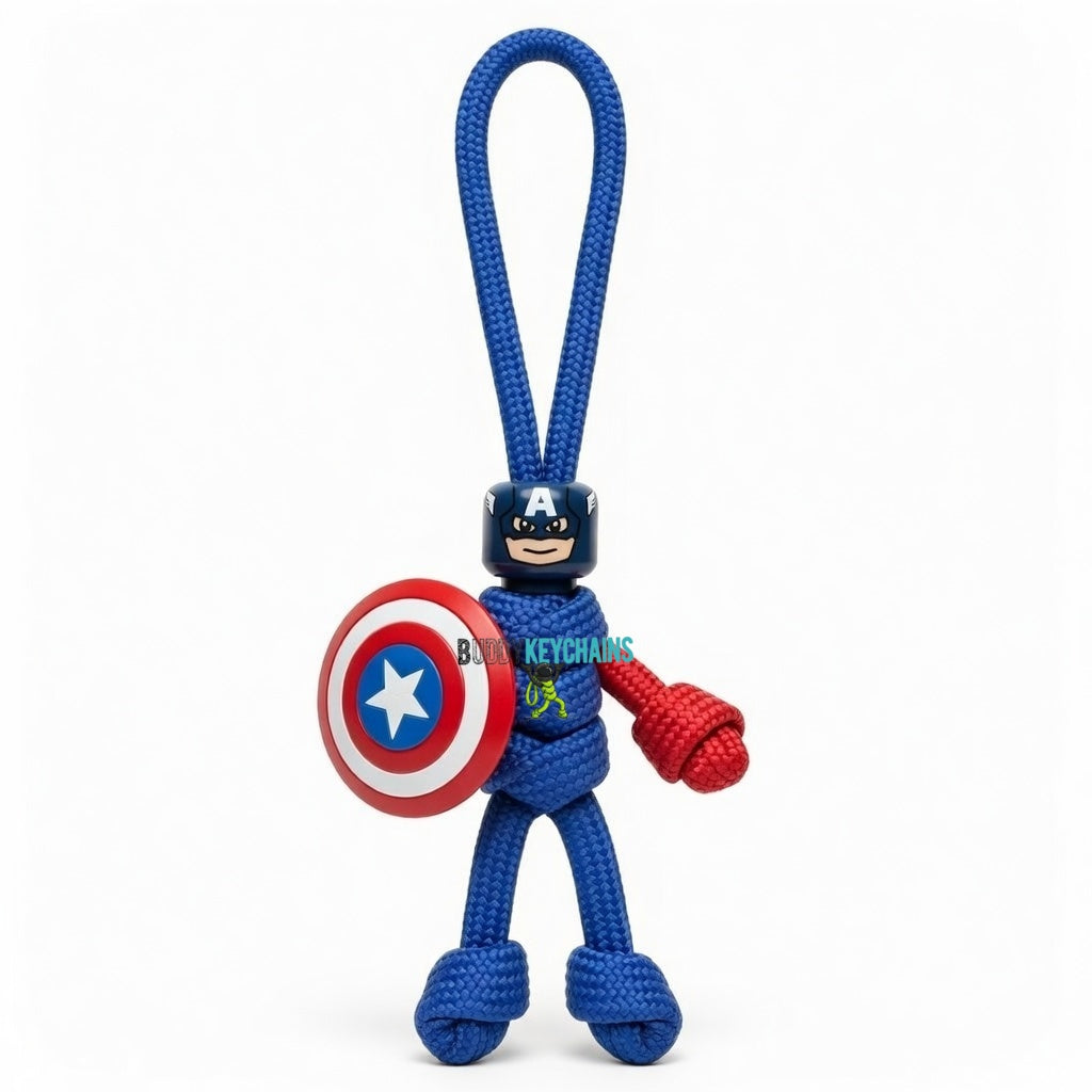 005 Buddy Keychain - Captain America - Buddy Keychains Ltd