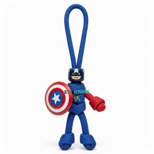 005 Buddy Keychain - Captain America - Buddy Keychains Ltd