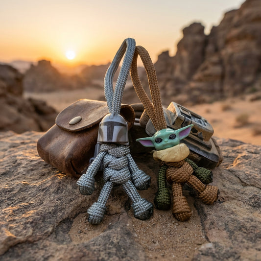 002 Buddy Keychain - Mandalorian - Buddy Keychains Ltd