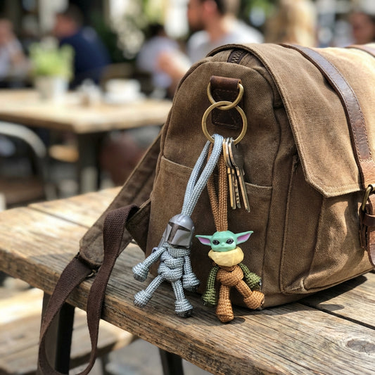 002 Buddy Keychain - Mandalorian - Buddy Keychains Ltd